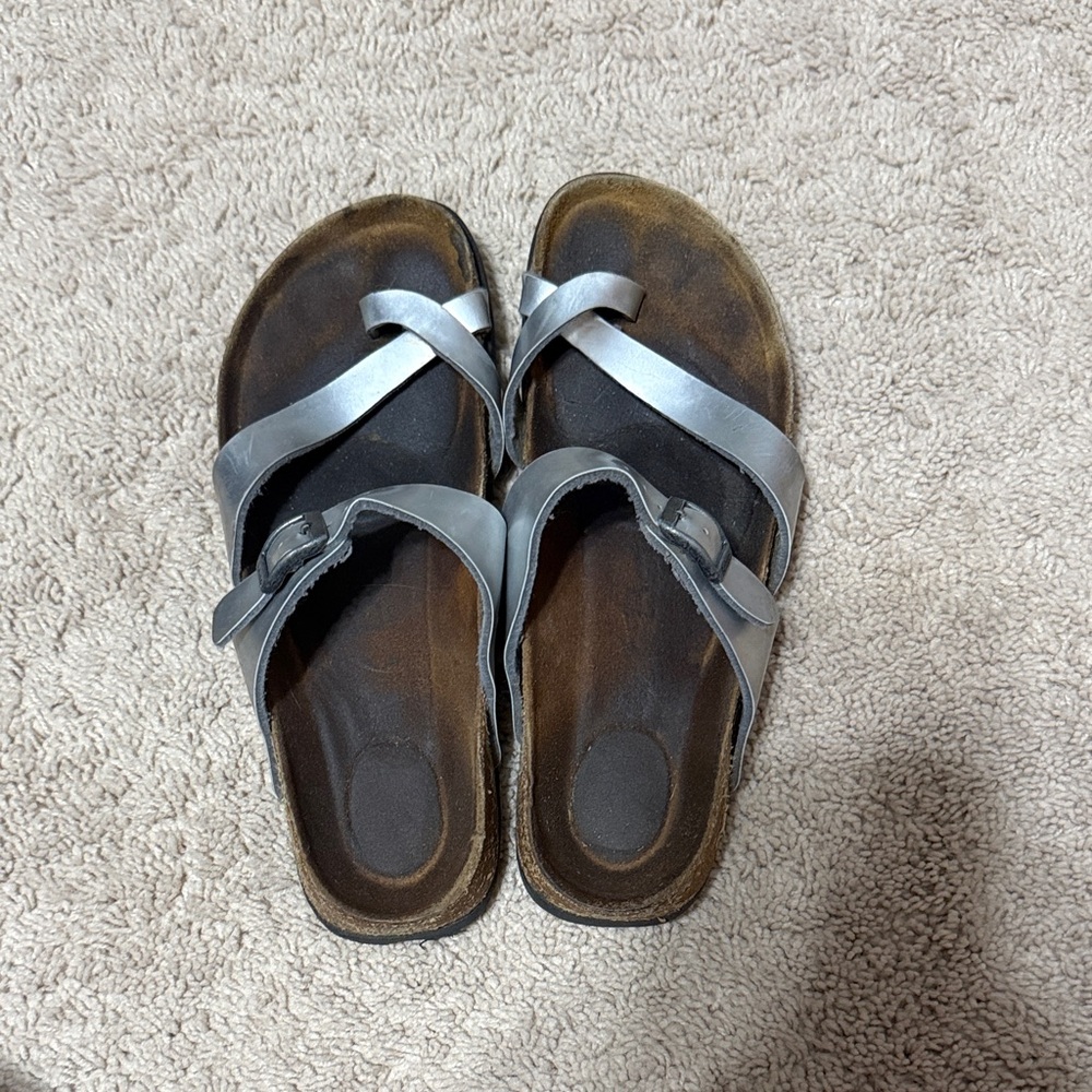 Betula brikenstocks! Stylish Silver Women's Sandals